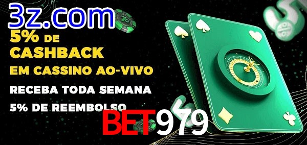 Promoções do cassino ao Vivo Bet979